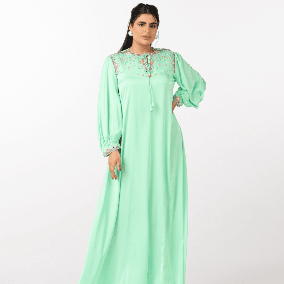 Elegant silk dress