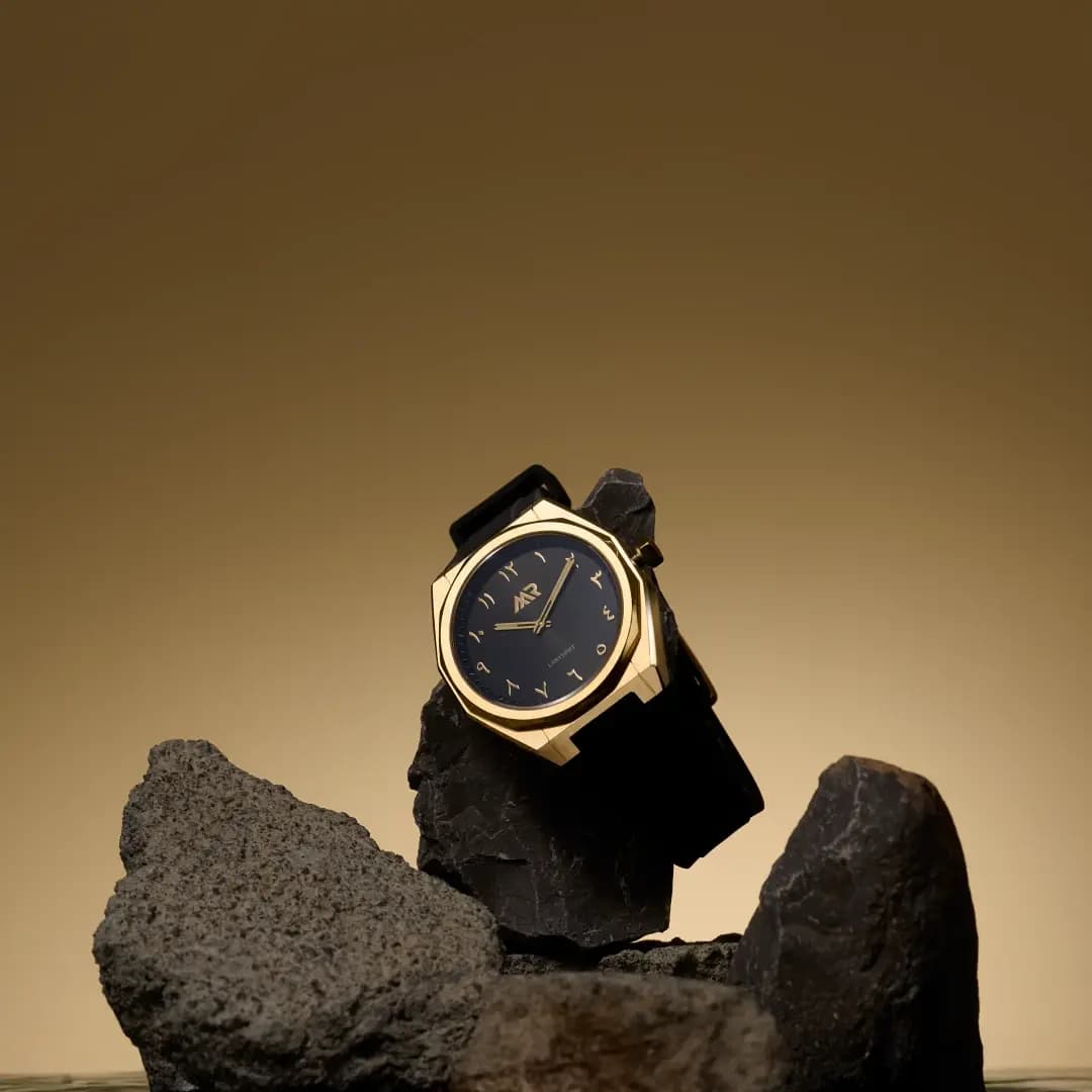 Sport 40 - Black and Gold Prestige (Arabic dial)